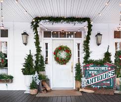 ideas for front door christmas decorations
