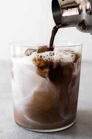 super simple iced mocha coffee at three