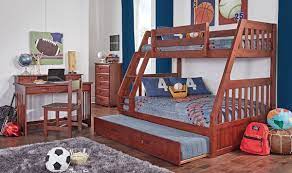 chandler twin full bunkbed w trundle