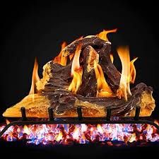 Utheer Gas Fireplace Glowing Embers