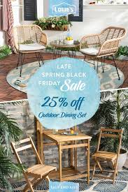 outdoor dining and conversation sets
