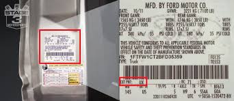 f150 paint codes and location
