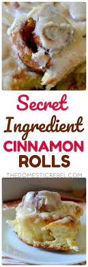 secret ing cinnamon rolls the