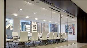 Large Conference Room With Glass Wall