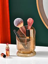 1pc clear makeup brush storage box