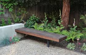 Small Garden Bench Modern Landscaping
