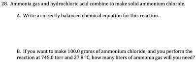 solid ammonium chloride