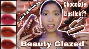 new beauty glazed chocolate silky lip