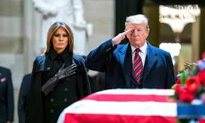 Video is a discussion about the george hw bush funeral. George Hw Bush Casket Arrives In Washington Before State Funeral George Hw Bush The Guardian