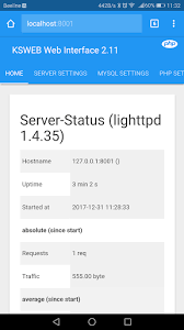 Android web server by kickwe. Download Ksweb Server Php Mysql For Android 4 4 2