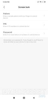 You cant remember device password or pattern lock,. How To Change Lock Method In Xiaomi Redmi 5a How To Hardreset Info