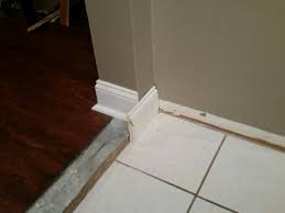 transition baseboards across diffe
