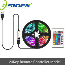 OSIDEN Dây đèn LED RGB 5050 5V 30LED điều khiển từ xa 24 phím cổng nối USB  thích hợp cho phòng ngủ, phòng khách - intl - Thiết bị chiếu sáng công  nghiệp