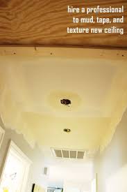 how to replace ceiling sheetrock