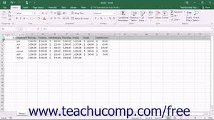 Excel 2016 Tutorial Adjusting Column Width And Row Height Microsoft Training Lesson
