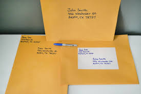 How To Address Large Envelopes