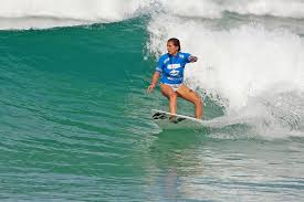barrier breaking surfer maya
