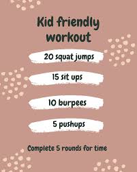circuit training exercises for kids