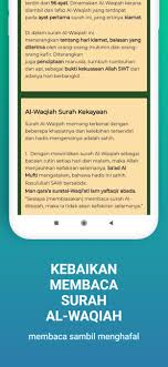 Please tell us if you found a mistake while you read this surah, thank you. Surah Al Waqiah Bahasa Melayu Mp3 For Android Apk Download