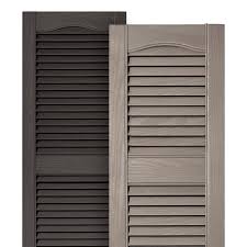 These rigid custom exterior shutters provide a structured appearance that is desirable on many homes. Exterior Shutters The Home Depot