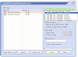 Mini Pdf To Xls Ocr Converter Does Convert Scanned Pdf Files