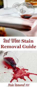 red wine stain removal guide for