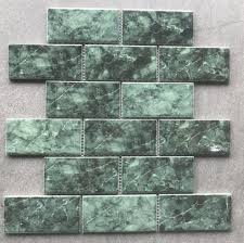 Green Color Hexagon Tiles Ceramic Wall