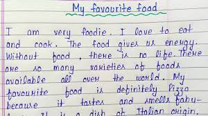 essay on my favourite food in english
