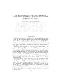 Pdf The Implementation Of The Computer System Aleks For