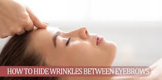 how to hide wrinkles between eyebrows