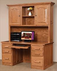 5 out of 5 stars with 1 ratings. Amish Flat Top Computer Desk With Hutch