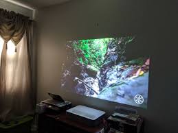 4k projector turns any wall into