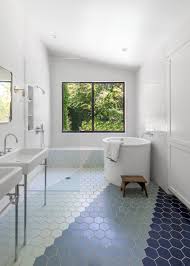 Blue And White Bathroom Nautical And