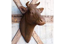 Cow Head Decor