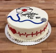 Round Nursing Graduation Cake Nursing Graduation Cakes