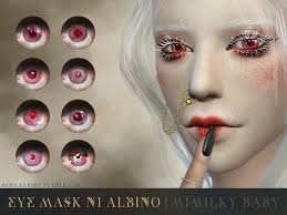 the sims resource albino eye mask n1