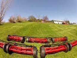 7 gang reel mower save gas and healthy