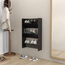 Benicia Wall High Gloss Shoe Cabinet