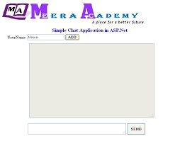 simple chat application in asp net with c