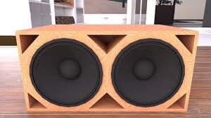 dual 15inch triangle ported subwoofer