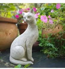 Siamese Cat Statue Reconstituted
