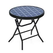 Outdoor Side Tables Foldable Patio Side