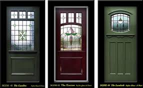 Heritage Front Doors Stain Leaded Glass