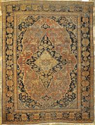 rare antique mohtasham kashan rug