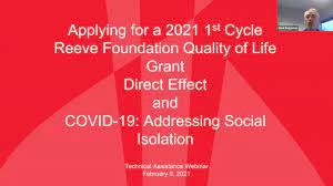 application process reeve foundation