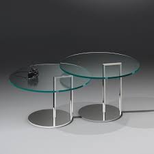 The legs are constructed of natural beech wood with chromed steel support rods. Buy Round Glass Coffee Table Modern Design Dreieck Design