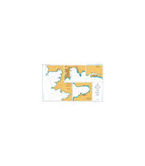 British Admiralty Nautical Chart 1424 Ports On The South And West Coasts Of Corse