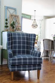 our new blue accent chair from wayfair