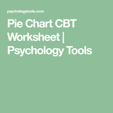 Pie Chart Cbt Worksheet Psychology Tools Terapie Pie