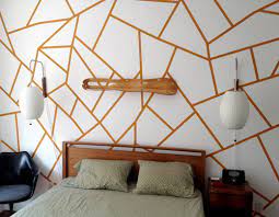 Geometric Painted Wall Design Sponge